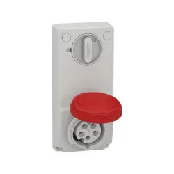 Schneider Electric 82086, Pratika, 5x16 Amper, 3P+N+T, Makine Prizi, Anahtarlı, IP65