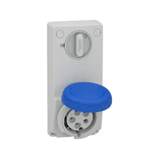 Schneider Electric 82092, Pratika, 3x32 Amper, 2P+T, Makine Prizi, Anahtarlı, IP65