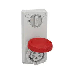 Schneider Electric 82097, Pratika, 5x32 Amper, 3P+N+T, Makine Prizi, Anahtarlı, IP65