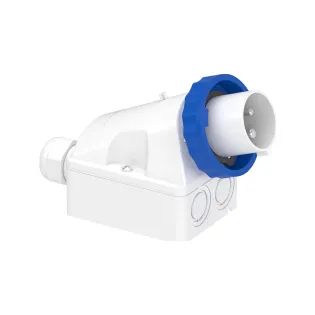 Schneider Electric 83554, Pratika, 3x16 Amper, 2P+T, Duvar Fişi, Vida Bağlantılı, IP67