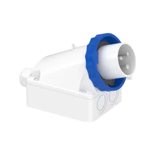 Schneider Electric 83566, Pratika, 3x32 Amper, 2P+T, Duvar Fişi, Vida Bağlantılı, IP67