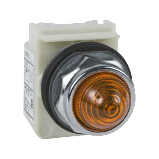 Schneider Electric 9001KP7A9, Harmony Stil 9, Sarı, Sinyal Lambası, 230 Volt AC Dahili Ampullü, 30mm