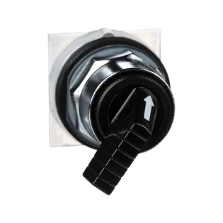 Schneider Electric 9001KS11FB, Harmony Stil 9, Siyah, Mandal Buton, 0-1 Konumlu, Kontaklar Harici Olarak Alınmalıdır, 30mm