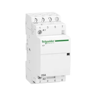 Schneider Electric A9C20833, Acti9 iCT, 25 Amper, 3NA, Sessiz Kontaktör, 230-240 Volt AC