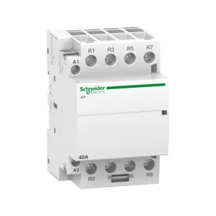 Schneider Electric A9C20847, Acti9 iCT, 40 Amper, 4NK, Sessiz Kontaktör, 230-240 Volt AC