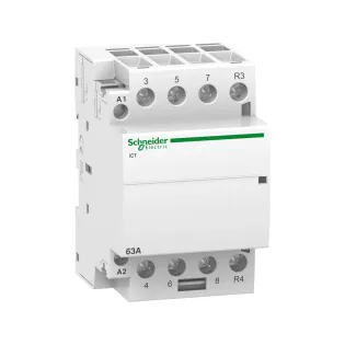 Schneider Electric A9C20869, Acti9 iCT, 63 Amper, 3NA+1NK, Sessiz Kontaktör, 230-240 Volt AC