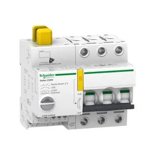 Schneider Electric A9C62340, Acti 9 Reflex iC60, 40 Amper, 3 Kutuplu, Entegre Kontrollü Otomatik Sigorta, 10 kA, Ti24 Haberleşmeli