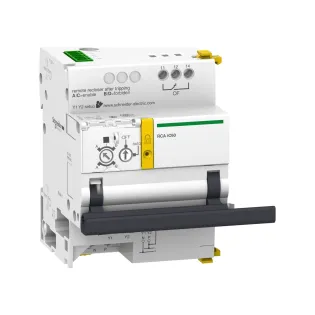 Schneider Electric A9C70122, Acti 9 RCA, iC60 için Uzaktan Kapama Modülü, Dahili RCA Ti24 Haberleşme Modülü, 1P/2P