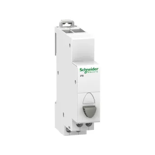 Schneider Electric A9E18032, Acti 9 iPB, Gri Butonlu, Ray Tipi Push Buton, 1NA