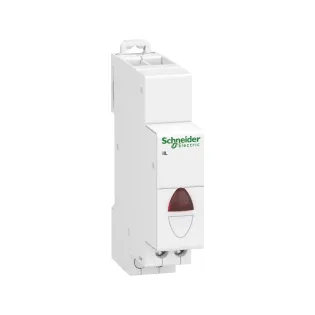 Schneider Electric A9E18320, Acti9 iIL, Kırmızı Ledli, Ray Tipi Sinyal Lambası, 110-230 Volt AC
