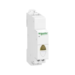 Schneider Electric A9E18324, Acti9 iIL, Sarı Ledli, Ray Tipi Sinyal Lambası, 110-230 Volt AC
