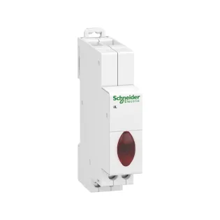 Schneider Electric A9E18327, Acti9 iIL, 3xKırmızı Ledli, Ray Tipi Trifaze Gerilim Sinyal Lambası, 230-400 Volt AC