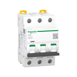 Schneider Electric A9F73306, Acti 9 iC60N, 6 Amper, 3 Kutuplu, B Tipi, Otomatik Sigorta, 6 kA, 3x6B