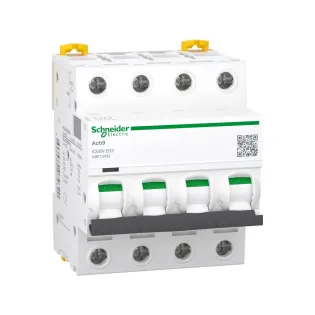 Schneider Electric A9F73432, Acti 9 iC60N, 32 Amper, 4 Kutuplu, B Tipi, Otomatik Sigorta, 6 kA, 4x32B
