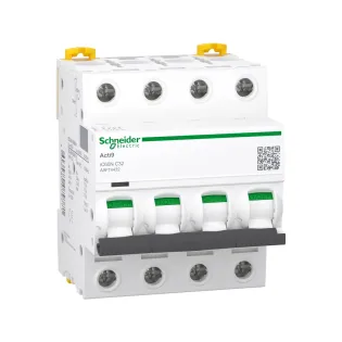 Schneider Electric A9F74432, Acti 9 iC60N, 32 Amper, 4 Kutuplu, C Tipi, Otomatik Sigorta, 6 kA, 4x32C