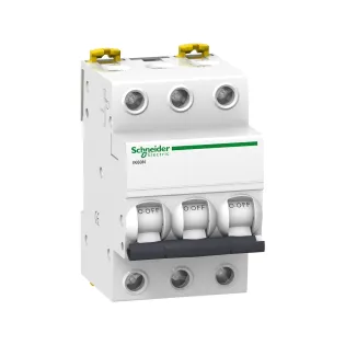 Schneider Electric A9K23332, Acti 9 iK60N, 32 Amper, 3 Kutuplu, B Tipi, Otomatik Sigorta, 6 kA, 3x32B
