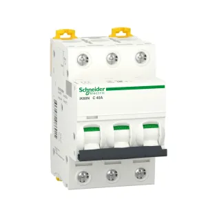 Schneider Electric A9K24340, Acti 9 iK60N, 40 Amper, 3 Kutuplu, C Tipi, Otomatik Sigorta, 6 kA, 3x40C