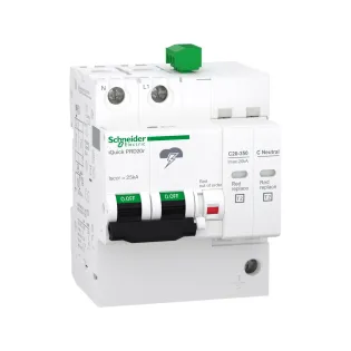 Schneider Electric A9L16295, Acti 9 iQuick PRD20r, Sigorta Korumalı AG Parafudr, 1 Kutup+Nötr, Tip 2, C Sınıfı, 20 kA