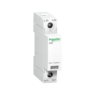 Schneider Electric A9L40100, Acti 9 iPRD40, Kartuşlu Tip, AG Parafudr, 1 Kutup, Tip 2, C Sınıfı, 40 kA