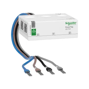 Schneider Electric A9MEM1570, Acti 9 PowerTag, 63 Amper, 4 Kutuplu, Wireless Enerji Sensörü, Üstten/Alttan Montaj, Kablolu