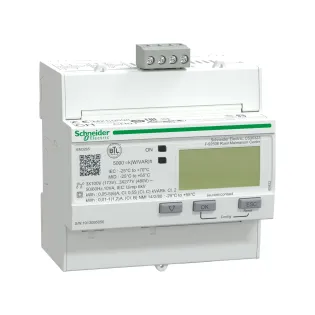 Schneider Electric A9MEM3265, Acti 9 iEM3000, CT, iEM3265, Enerji Ölçer, 1 Digital G/Ç, BACnet, Çoklu Tarife