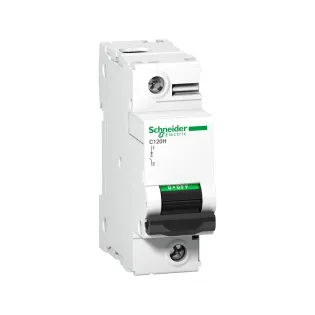 Schneider Electric A9N18448, Acti 9 C120H, 125 Amper, 1 Kutuplu, C Tipi, Otomatik Sigorta, 15 kA, 1x125C
