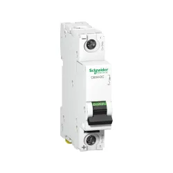 Schneider Electric A9N61501, Acti 9 C60H-DC, 1 Amper, 1 Kutuplu, C Tipi, Otomatik Sigorta, 6 kA, 1x1C