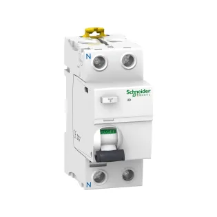 Schneider Electric A9R10225, Acti 9 iID, 25 Amper, 10mA, AC Tip, Kaçak Akım Koruma Rölesi, 2 Kutuplu (1 Faz+Nötr)