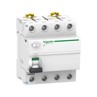 Schneider Electric A9R14491, Acti 9 iID, 100 Amper, 300mA, AC Tip, Kaçak Akım Koruma Rölesi, 4 Kutuplu (3 Faz+Nötr)