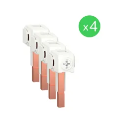 Schneider Electric A9XPCM04, Acti 9, Tarak Baralar İçin Yalıtkan Konnektör(4'lü Set)