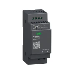 Schneider Electric ABLM1A12021, Phaseo ABL7, 25 W, 2.1 Amper, 12 Volt DC, Ray Tipi Güç Kaynağı, Monofaze 100-240 Volt AC Giriş Gerilimi