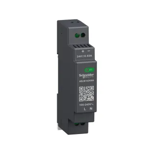 Schneider Electric ABLM1A24006, Phaseo ABL7, 15 W, 0.6 Amper, 24 Volt DC, Ray Tipi Güç Kaynağı, Monofaze 100-240 Volt AC Giriş Gerilimi