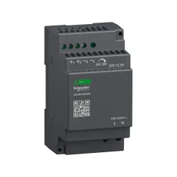 Schneider Electric ABLM1A24025, Phaseo ABL7, 60 W, 2.5 Amper, 24 Volt DC, Ray Tipi Güç Kaynağı, Monofaze 100-240 Volt AC Giriş Gerilimi