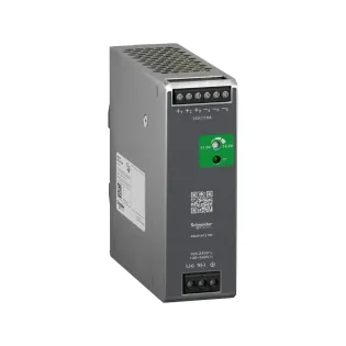 Schneider Electric ABLS1A12100, Phaseo ABL7, 120 W, 10 Amper, 12 Volt DC, Ray Tipi Güç Kaynağı, Monofaze 100-240 Volt AC veya 140-340 Volt DC Giriş Gerilimi