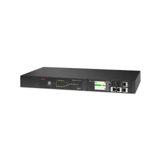 Schneider Electric AP4423A, APC NetShelter, 1U Rack Tipi Otomatik Transfer Anahtarı (ATS), 16 Amper, 230 Volt, 2xC20 Giriş, 8xC13+1xC19 Çıkış