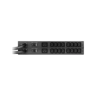 Schneider Electric AP4424A, APC NetShelter, 2U Rack Tipi Otomatik Transfer Anahtarı (ATS), 32 Amper, 230 Volt, 2xIEC309 Giriş, 16xC13+2xC19 Çıkış