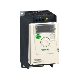 Schneider Electric ATV12H037M2, Altivar 12, 0.37 kW, 2.4 Amper, Hız Kontrol Cihazı, Monofaze 200-240 Volt AC Besleme Gerilimi