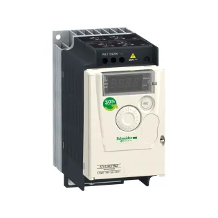 Schneider Electric ATV12H055M2, Altivar 12, 0.55 kW, 3.5 Amper, Hız Kontrol Cihazı, Monofaze 200-240 Volt AC Besleme Gerilimi