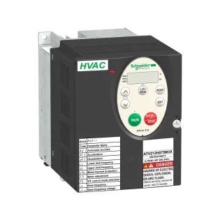 Schneider Electric ATV212H075N4, Altivar 212 HVAC, 0.75 kW, 2.2 Amper, Hız Kontrol Cihazı, Trifaze 380-480 Volt AC