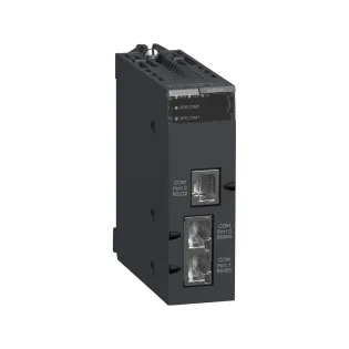 Schneider Electric BMXNOM0200, Modicon M340, Programlanabilir Otomasyon Kontrolörleri için Haberleşme Modülü, RS232 ve RS485 Seri Portlu