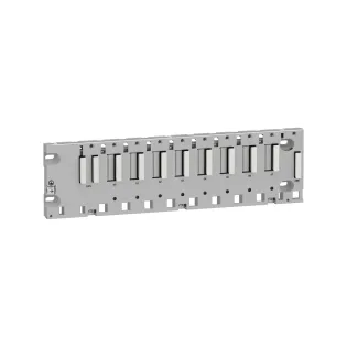 Schneider Electric BMXXBP0800, Modicon M340, Programlanabilir Otomasyon Kontrolörleri için Montaj Plakası(Omurga), 8 Slotlu
