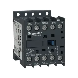 Schneider Electric CA2KN22M7, TeSys K, 2NA+2NK, Mini Yardımcı Kontaktör, 220-230 Volt AC