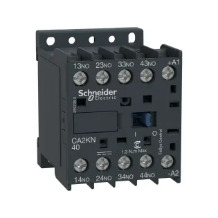 Schneider Electric CA2KN40F7, TeSys K, 4NA, Mini Yardımcı Kontaktör, 110 Volt AC