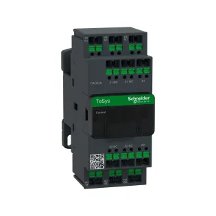 Schneider Electric CAD32AM7, TeSys Deca, 3NA+2NK, Snap-in Bağlantılı Yardımcı Kontaktör, 220 Volt AC