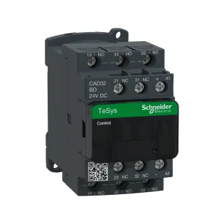 Schneider Electric CAD32BD, TeSys Deca, 3NA+2NK, Yardımcı Kontaktör, 24 Volt DC