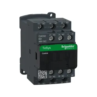 Schneider Electric CAD32ED, TeSys Deca, 3NA+2NK, Yardımcı Kontaktör, 48 Volt DC