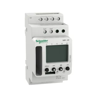 Schneider Electric CCT15553, Acti 9 IHP+, Akıllı Dijital Zaman Saati, 24 Saat ve 7 Gün Döngü, 6 Yıl Rezervli, Çift Kanallı, A/K Kontak