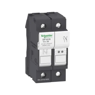 Schneider Electric DF101N, TeSys DF, 32 Amper, 2 Kutuplu, Kartuş Sigorta Yuvası, 10x38mm Sigortalar için