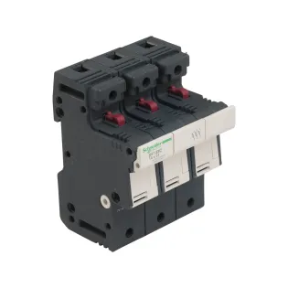 Schneider Electric DF143C, TeSys DF, 50 Amper, 3 Kutuplu, Kartuş Sigorta Yuvası, 14x51mm Sigortalar için