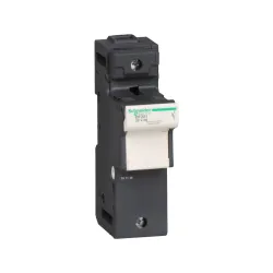 Schneider Electric DF221, TeSys DF, 125 Amper, 1 Kutuplu, Kartuş Sigorta Yuvası, 22x58mm Sigortalar için
